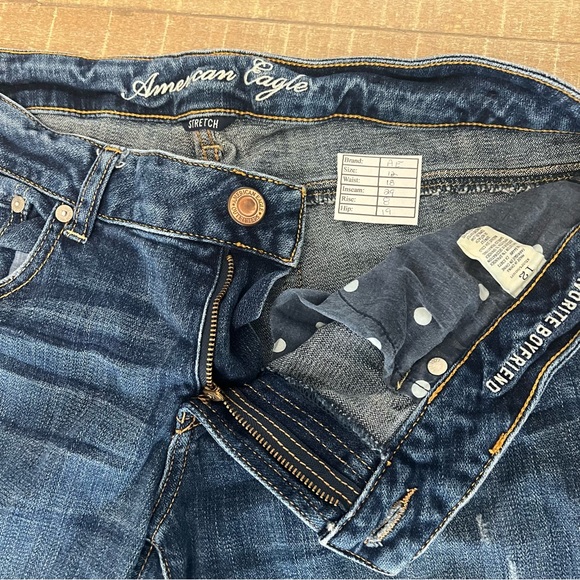 American Eagle Outfitters Blue Flare Wide Leg Jeans - Picture 3 of 3